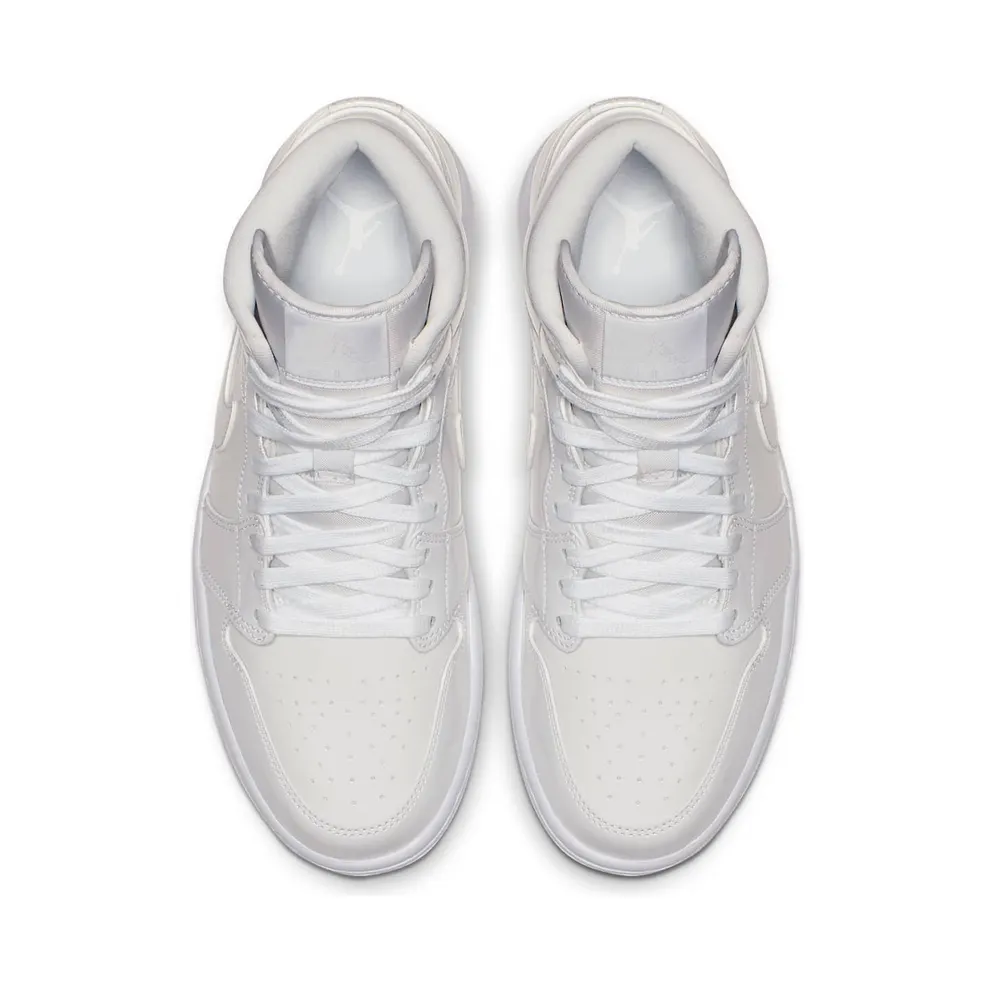 Jordan 1 Mid Triple White (W) White/White-White (BQ6472-111)