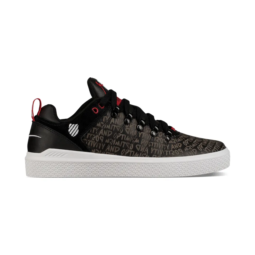 K-Swiss Gary Vee 004 Low Positivity and Optimism (W) Black/White-Red (96345-037-M)
