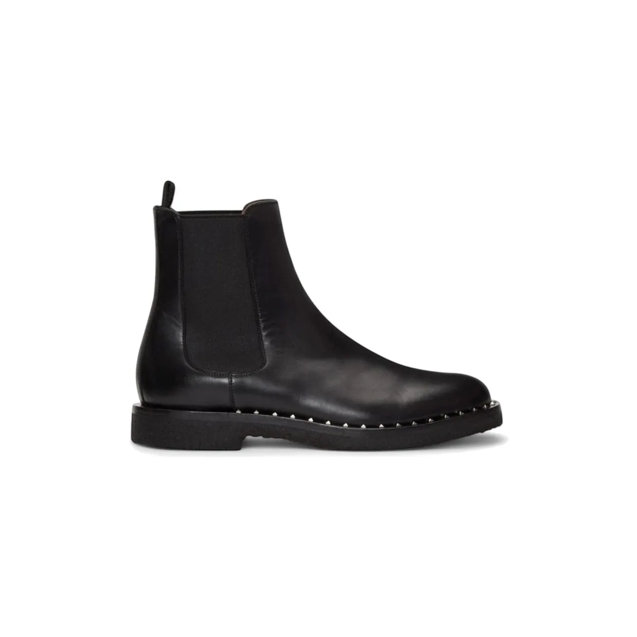 Valentino Garavani Leather Soul Rockstud Chelsea Boots Black (PY2S0A38 ZFK 0NO)