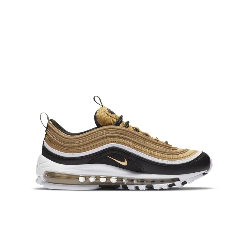 Nike Air Max 97 Metallic Gold Black White (GS) Metallic Gold/Black-White-Metallic Gold (CZ9197-700)