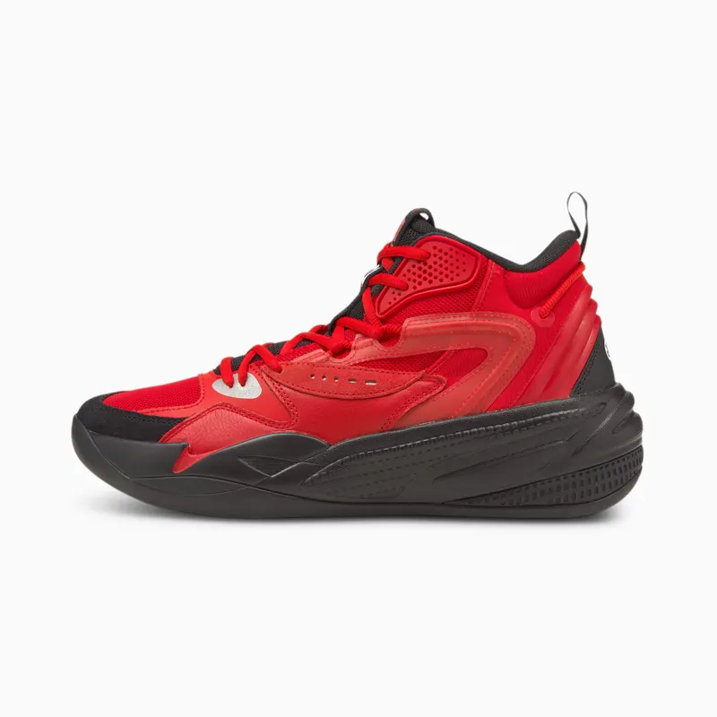 Puma Dreamer 2 Mid Basketball Shoes Black/Red (194849-03)