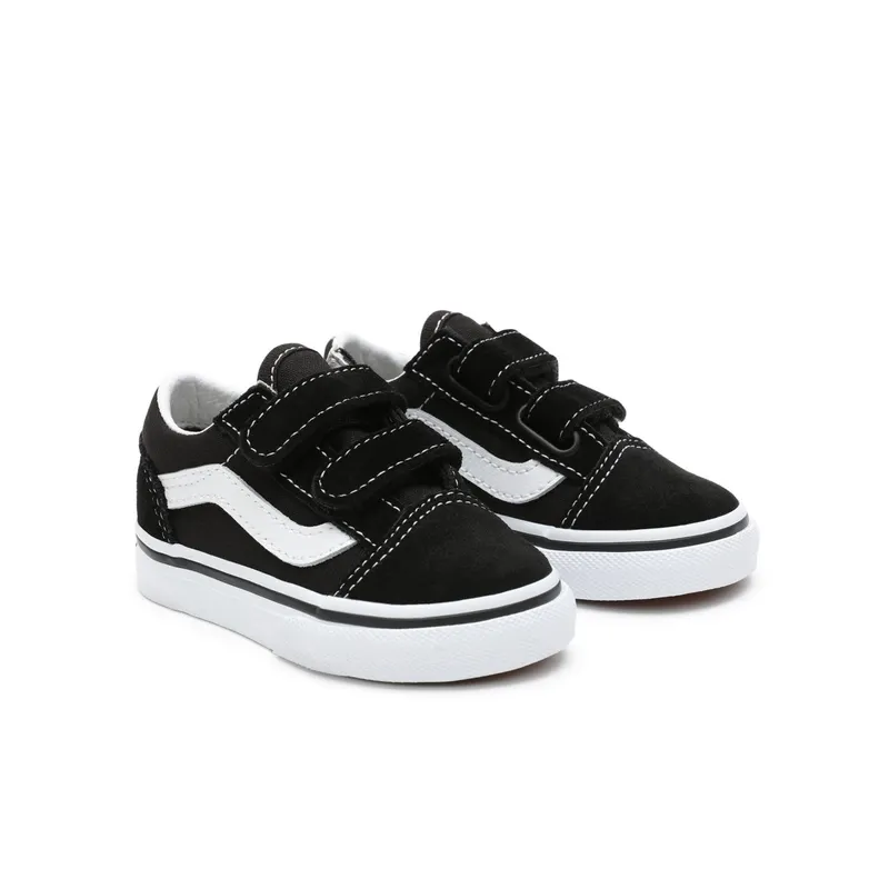 Vans Old Skool V Black White (TD) Black/White (VN000D3YBLK)