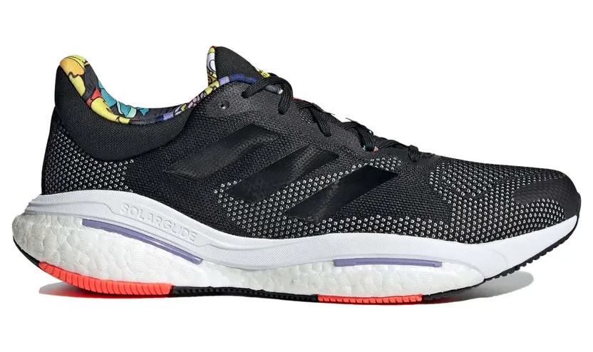 adidas Solarglide 5 Black Solar Red Purple (GX5471)