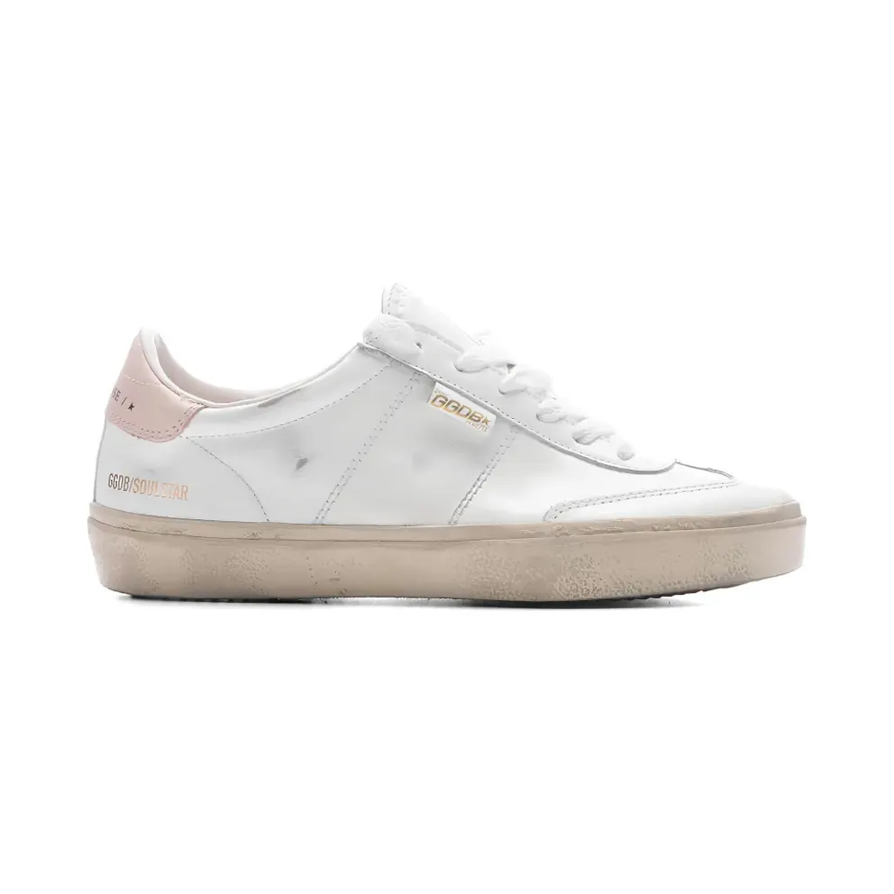 Golden Goose Soul Star Wildleder-Sneakers – Weiß (GWF00464F006931)