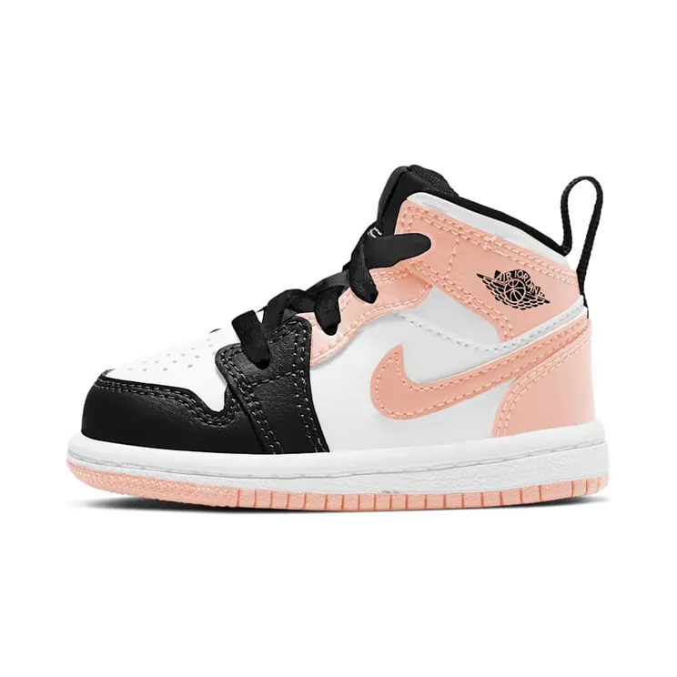 Jordan 1 Mid Arctic Orange Black Toe (TD) “White / Black / Arctic Orange” (640735-133)