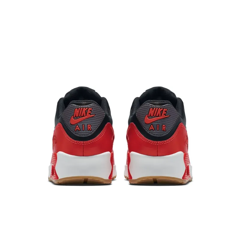 Nike Air Max 90 Crimson Bright (W) Black/Dark Grey/Bright Crimson (616730-025)