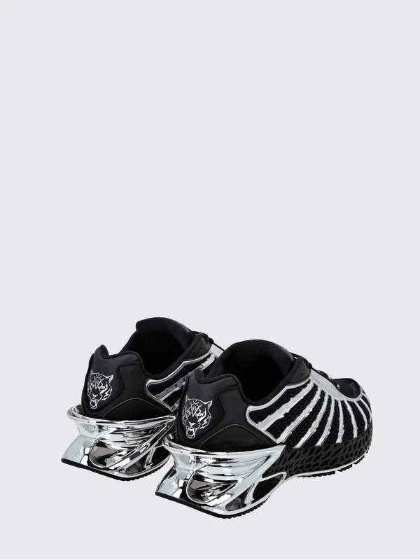 Plein Sport Bicolor Thunderstorm GenX Sneakers in Mesh with a Chunky Sole Black (FABSUSC0337PTE003N0291) (2)