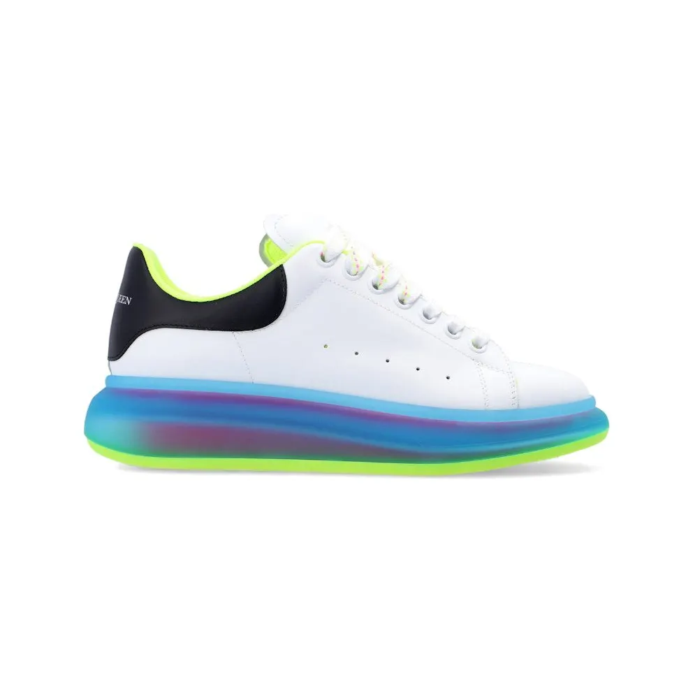 Alexander McQueen Oversized Transparent Sole White Iridescent (662657 WIBN3 9769)