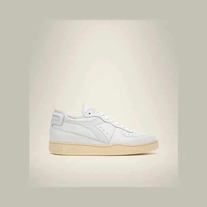 Diadora Mi Basket Row Cut White / Grey Aurora (201176282C8450)