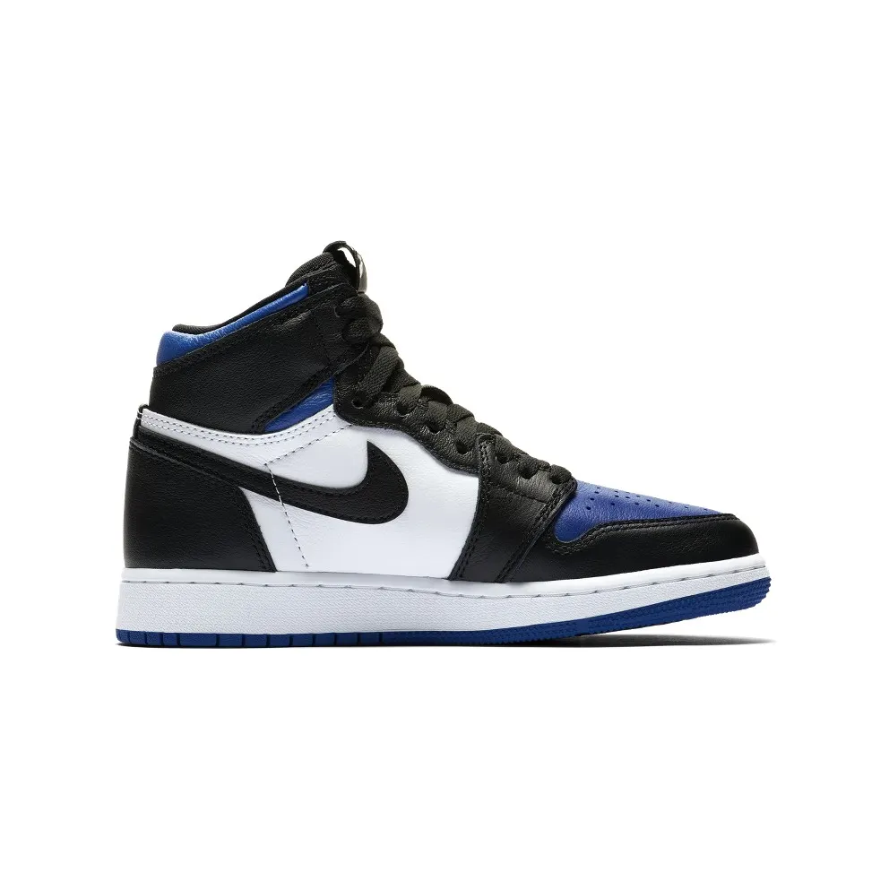 Jordan 1 Retro High Royal Toe (GS) Black/White-Game Royal-Black (575441-041)