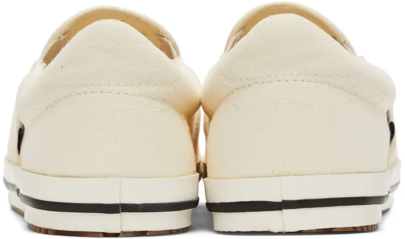 Palm Angels Off-White Square Vulcanized Slip-On Sneakers (PWIA046S22FAB0010110)