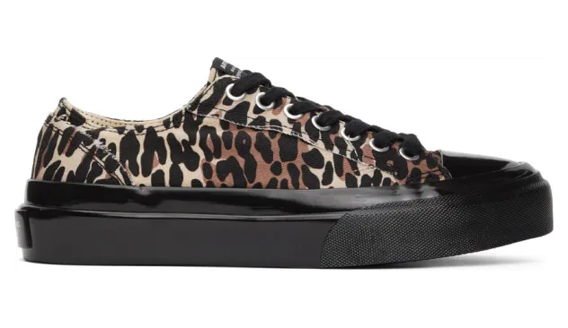 Article No. Black and Brown Vulcanized Low-Top Sneakers (1007-03-01)