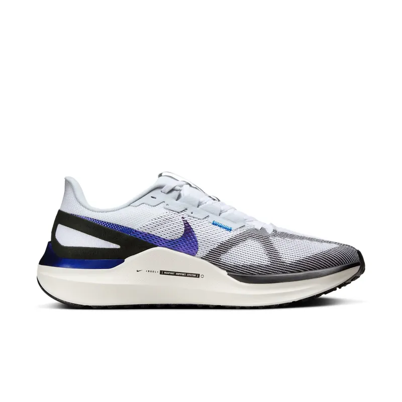 Nike Air Zoom Structure 25 White Black Sail Photo Blue (HV5222-100)