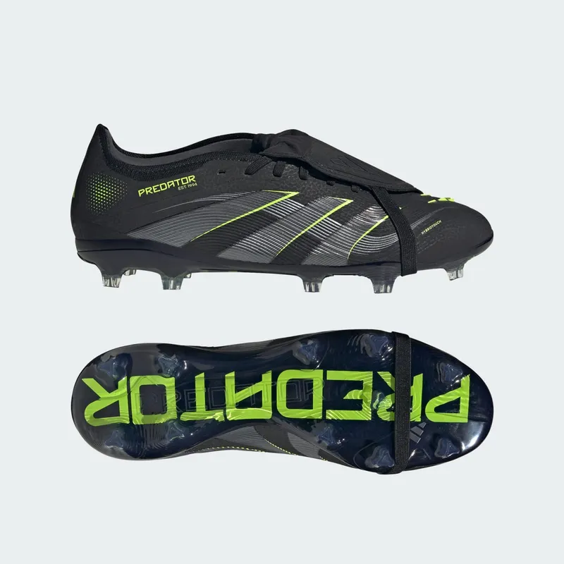 adidas Predator Pro Fold-Over Tongue FG Electric Stealth Pack (JS4072)