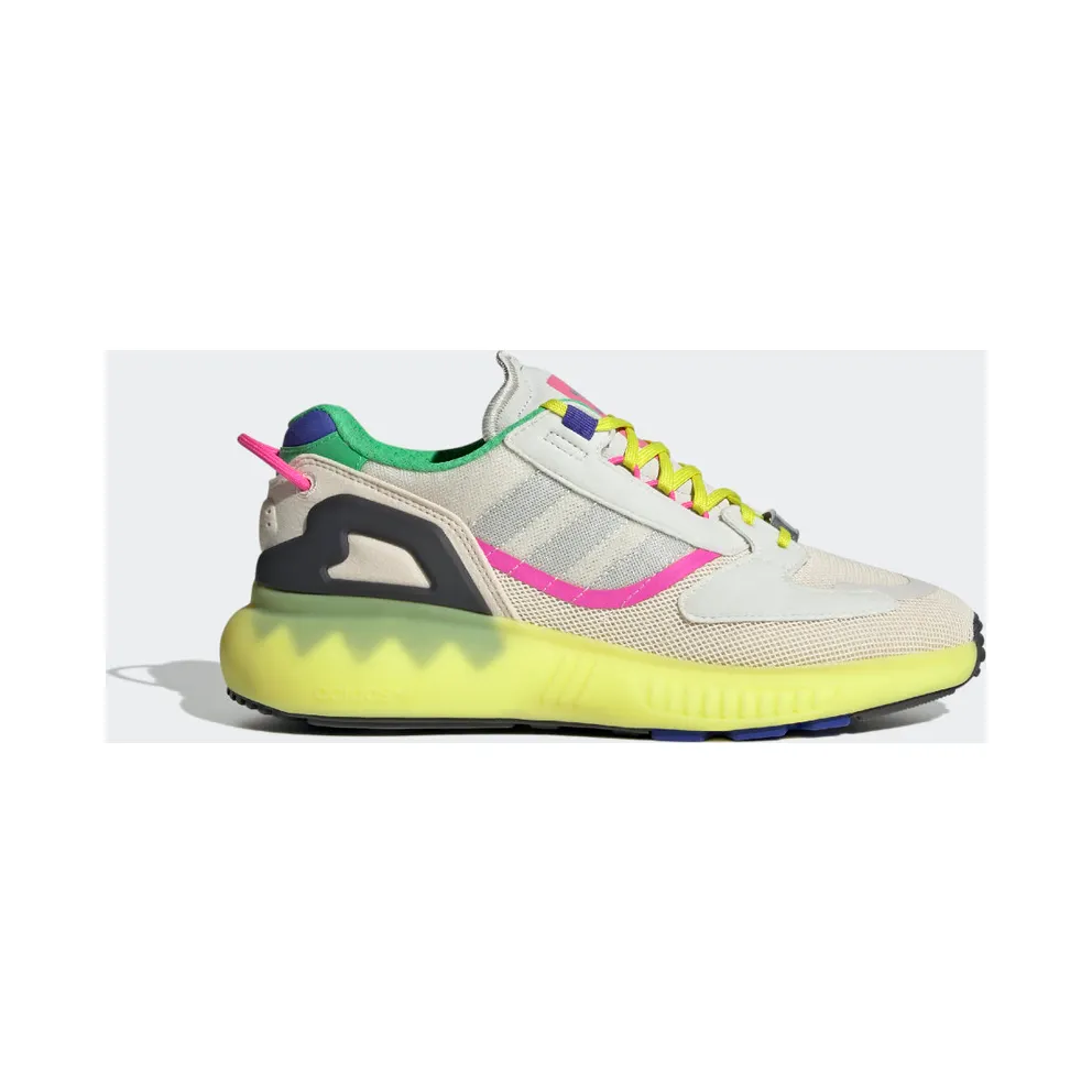 adidas ZX 5K BOOST Schuh Wonder White / White Tint / Acid Yellow (GV7704)