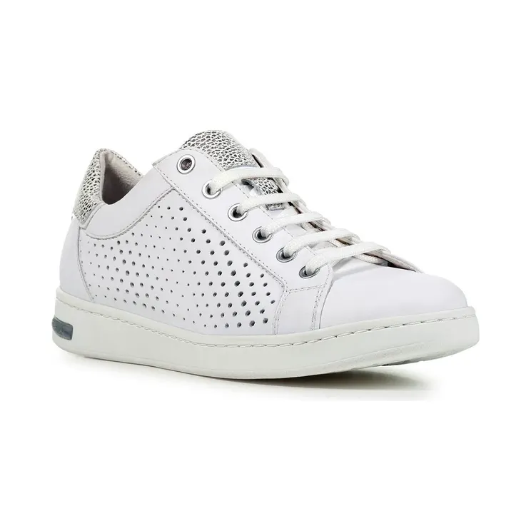 Geox Jaysen White / Light Silver (D151BB085CF-C1Z1N)