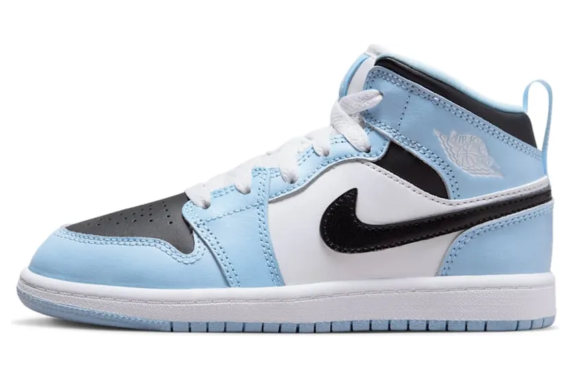 Jordan 1 Mid PS “Ice Blue / Sail / White / Black” (640737-401)