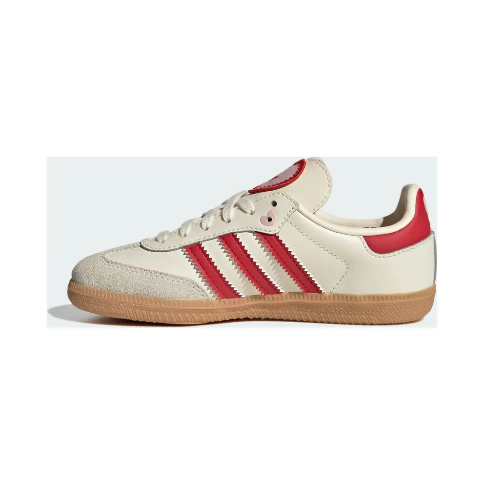Adidas SAMBA OG Shoes Cream White / Better Scarlet / Gum (KI6681)