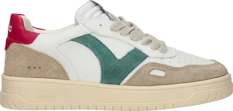 Victoria sneaker White – Green – Pink (1257101-43)