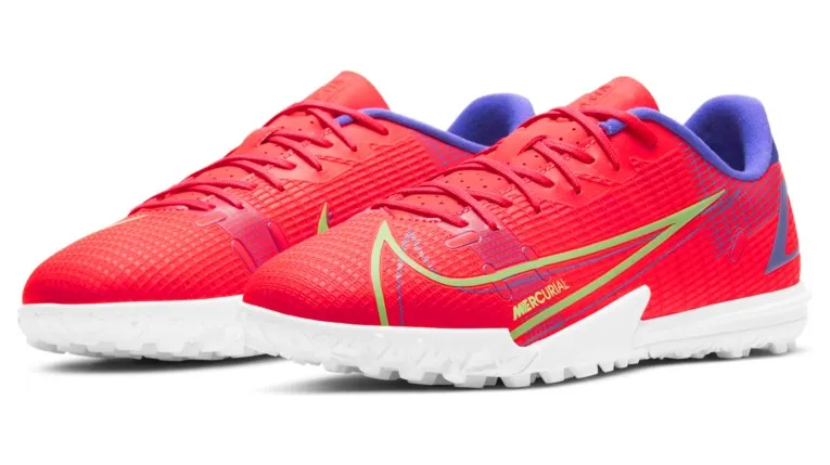 Nike Jr. Mercurial Vapor 14 Academy TF Turf-Fußballschuh für jüngere/ältere Rot (CV0822-600)