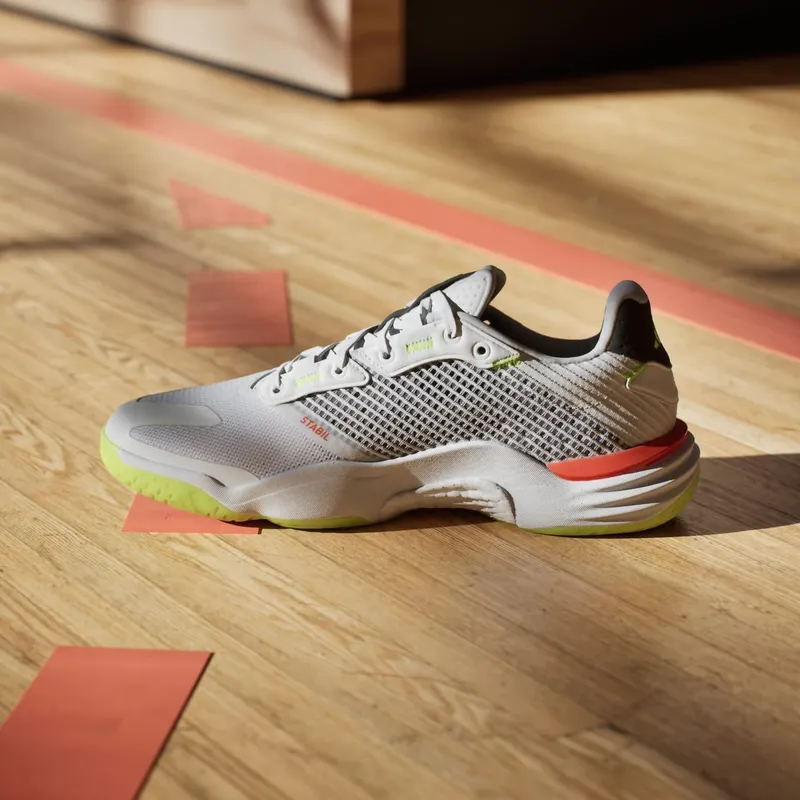 Adidas Stabil 16 Indoor Cloud White / Aurora Met. / Aurora Plum (JP7273)
