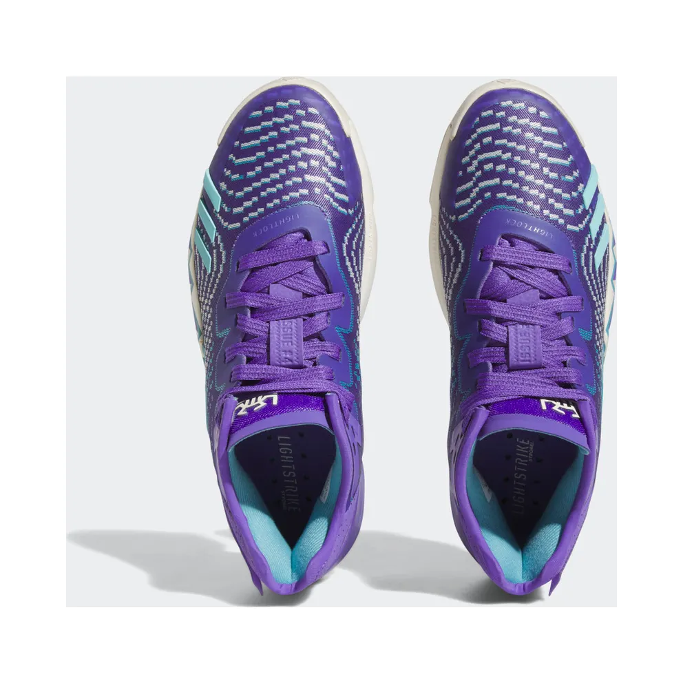 adidas D.O.N. Issue 4 Purple Rush / Off White / Clear Aqua (HR0710)