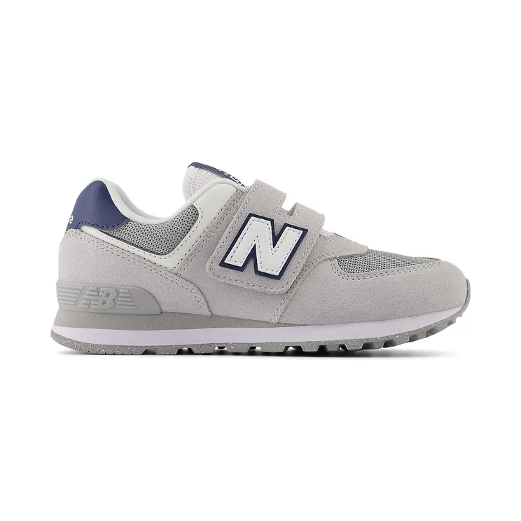 New Balance 574 Hook and Loop Brighton Grey Navy (PV574ESB)