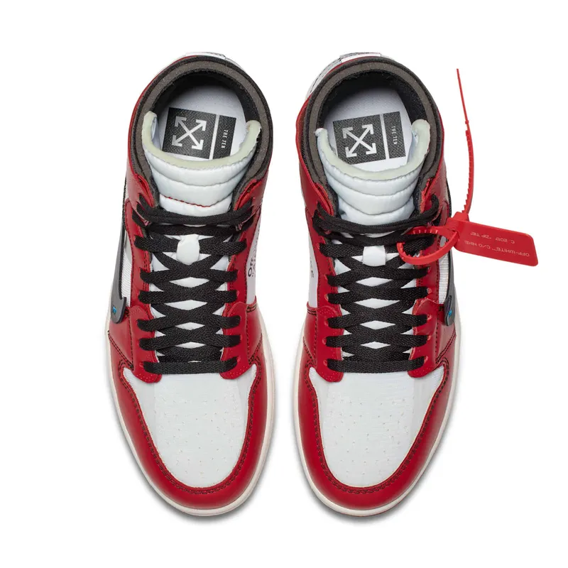 Air Jordan x Off White Nike AJ I 1 Chicago ‘The 10 Ten’ (2017) (AA3834-101)