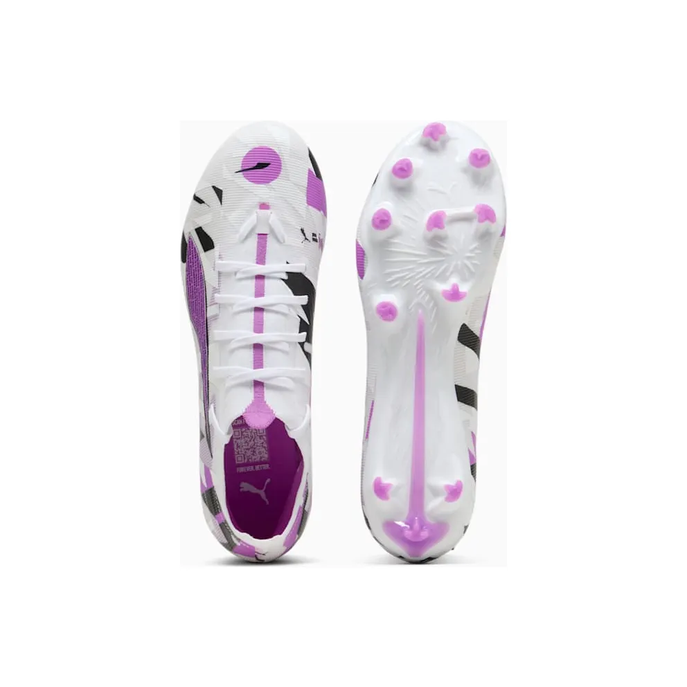 Puma Ultra 5 Match Forever FG/AG White Pure Magenta Feather Gray Black (108412 01)