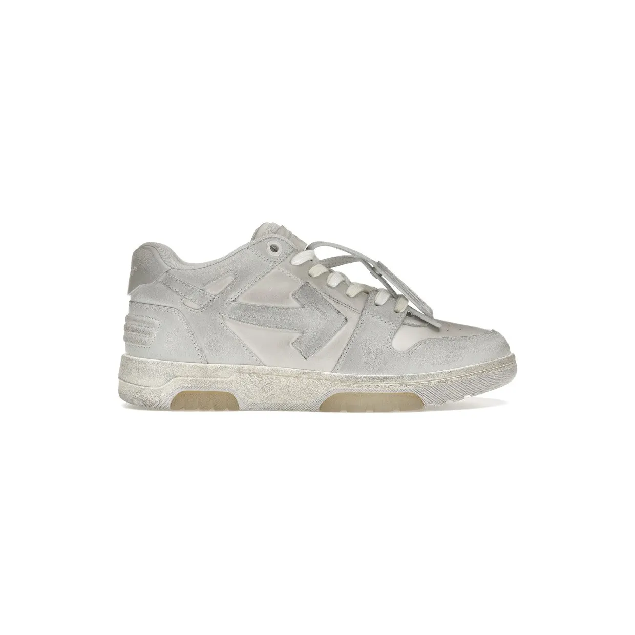 OFF-WHITE Out Of Office OOO Vintage Low Tops White (OMIA189C99LEA0140101)