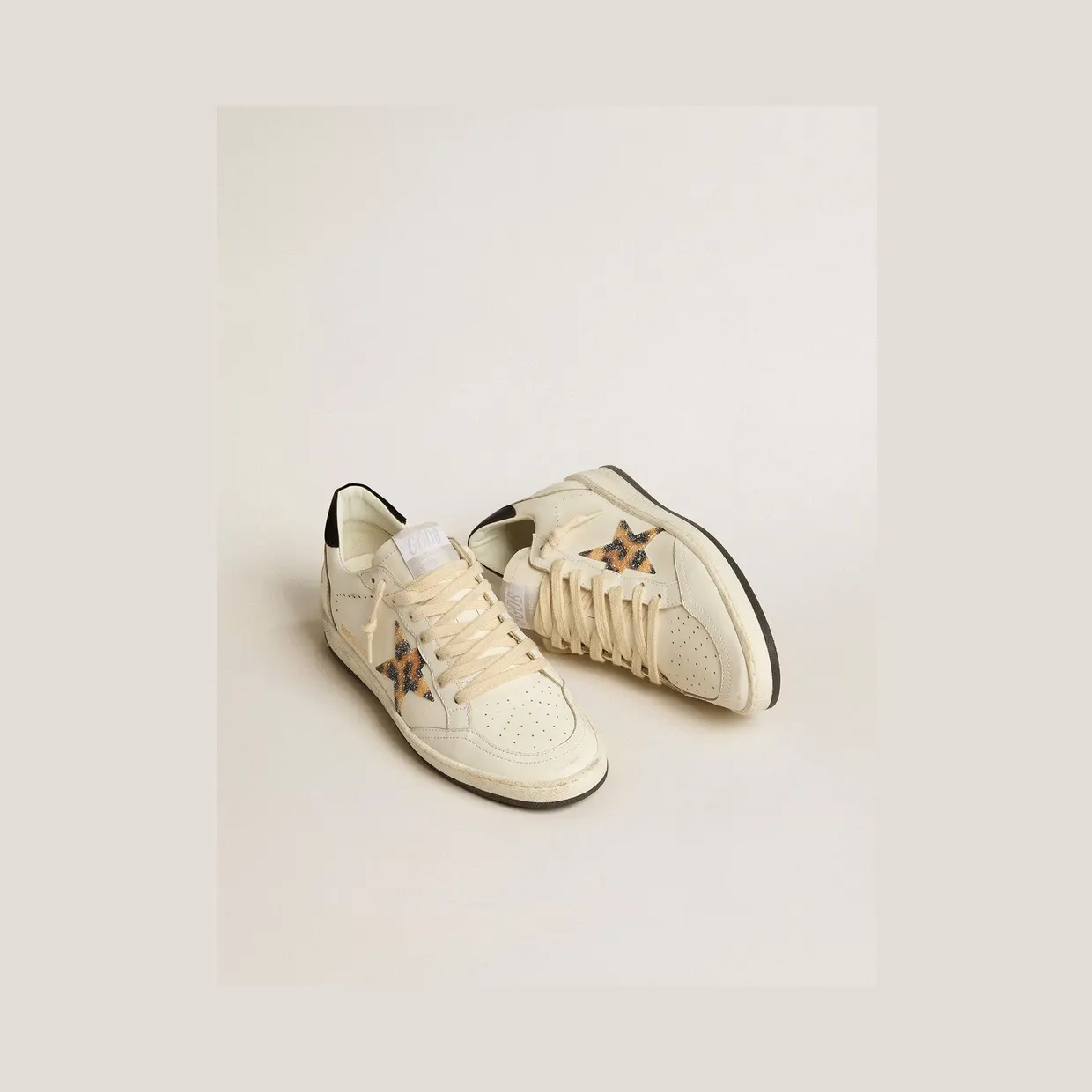 Golden Goose Women’S Ball Star With Leopard-Print Star Embellished With Swarovski Crystal (GWF00117.F005218.11671) (2)