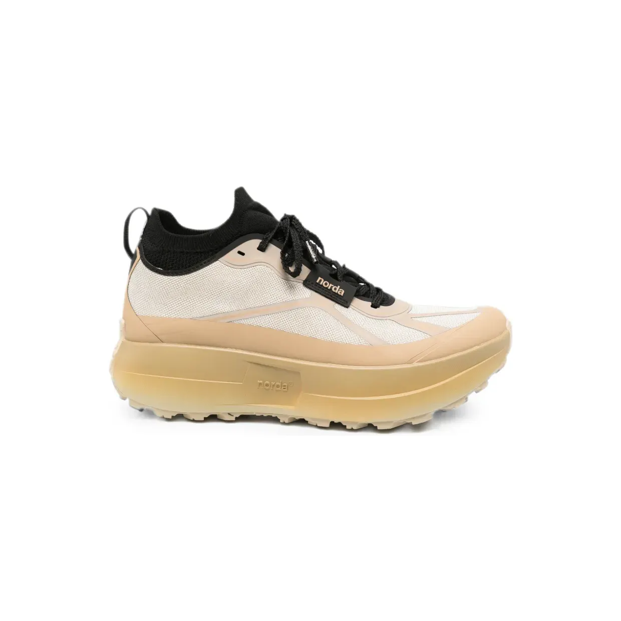 norda panelled lace-up sneakers – Beige (055 – M – Strato)