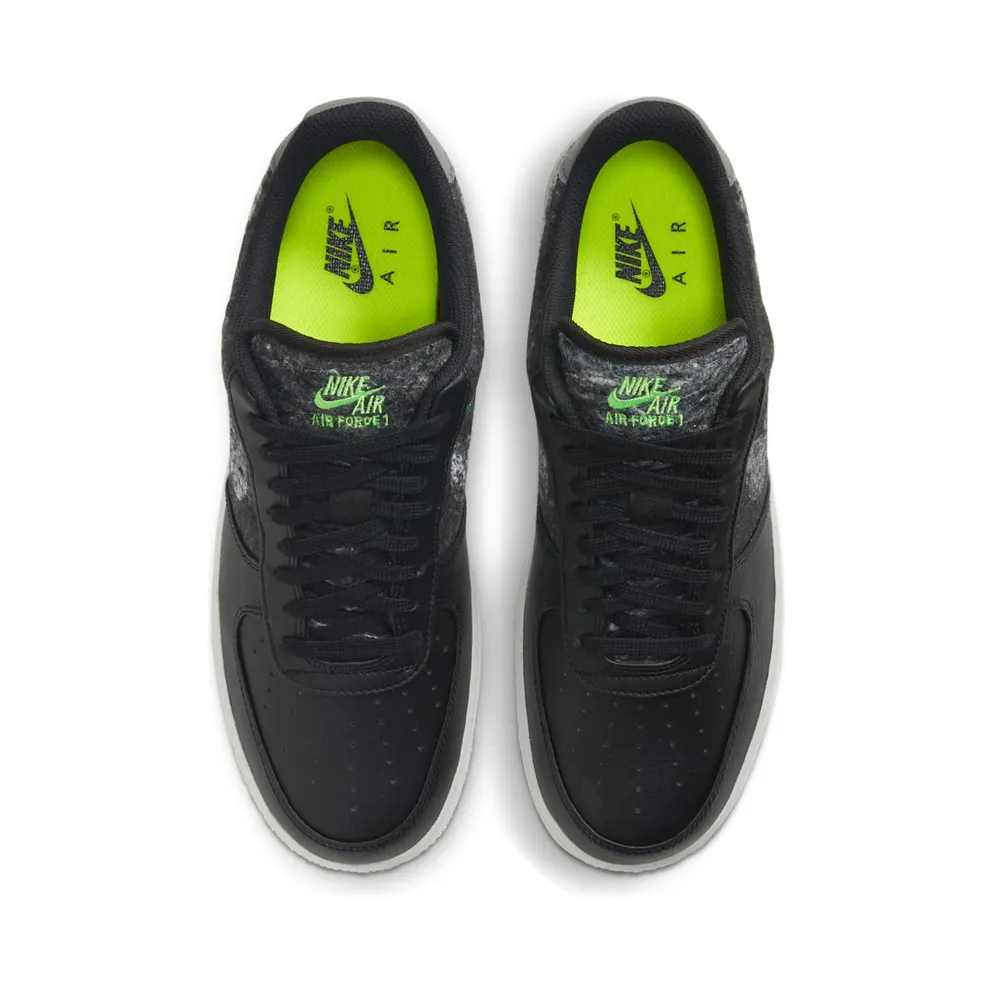 Nike Air Force 1 ’07 LV8 Black Electric Green Black/Electric Green/Light Bone (CV1698-001)