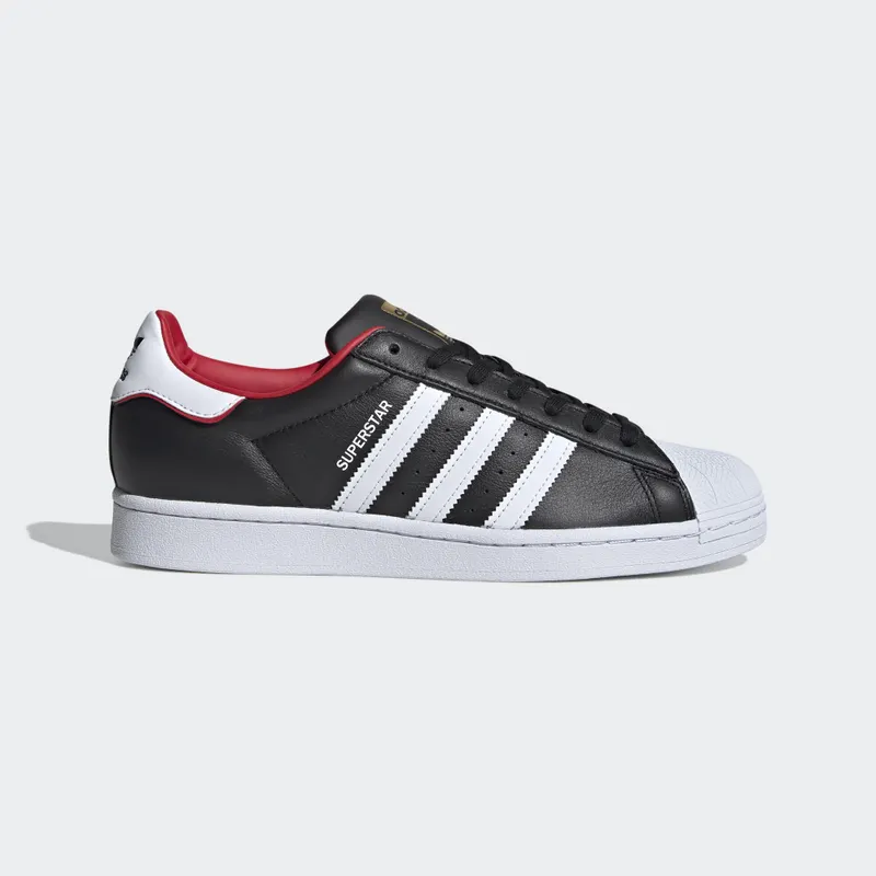 adidas Superstar Valentines Day Black (2020) Core Black/Cloud White/Scarlet (FW6385)