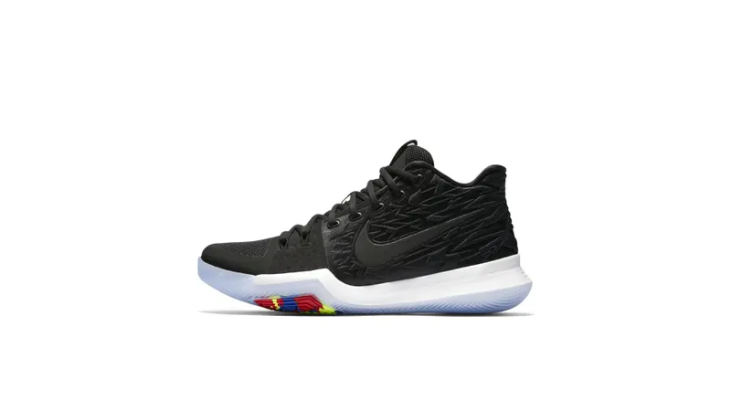 Nike Kyrie 3 Black Multi-Color Black/Black (852395-009)