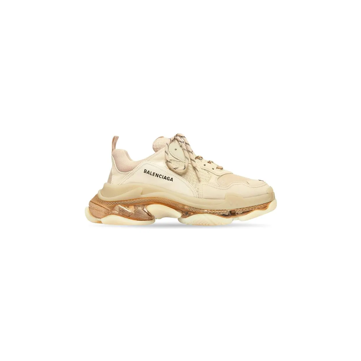 Balenciaga Triple S Clear Sole Beige (W) (544351W2GA19710)