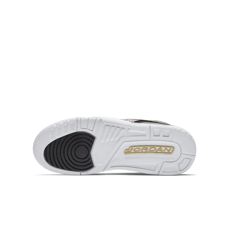 Jordan Legacy 312 Black Gold Patent (GS) Black/Metallic Gold-White (AT4040-007)