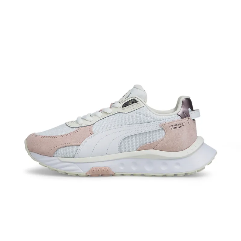 PUMA Wild Rider Soft Metal Women’ Vaporous Gray/Lotus (381900-01)