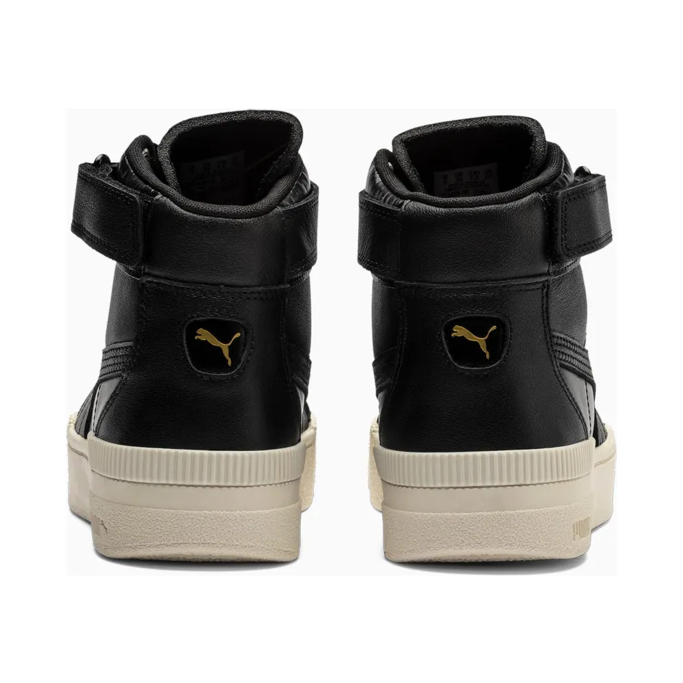 Puma Cali Sport Top Warm Up Black/White/Gold (37343606)