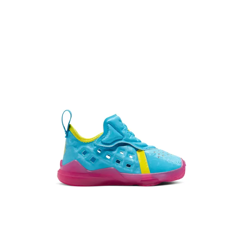 Nike LeBron 17 Dunked South Beach (TD) Blue Fury/Fire Pink-Opti Yellow (CJ2526-400)