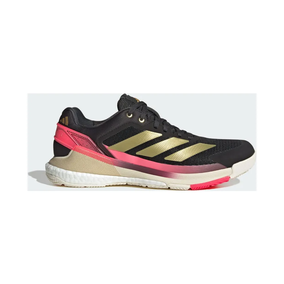 Adidas Crazyquick BOOST Padelschuhe Core Black / Gold Metallic / Solar Turbo (KJ1903)