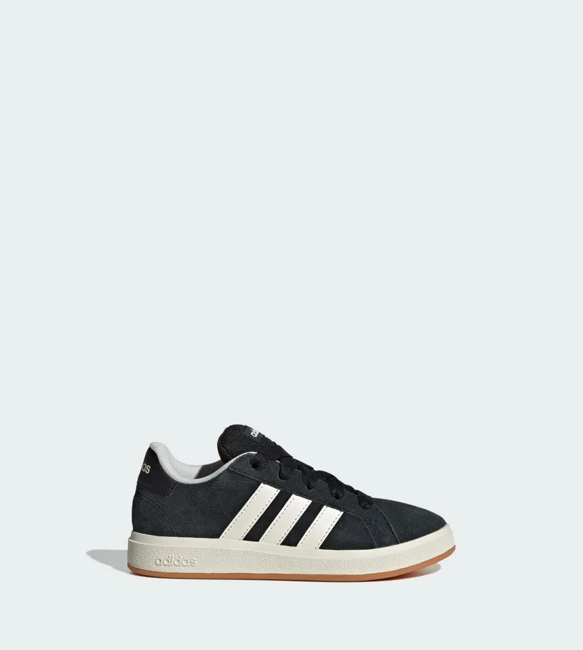 Adidas Grand Court 00s Kids Core Black / Off White / Gum (JH6178)