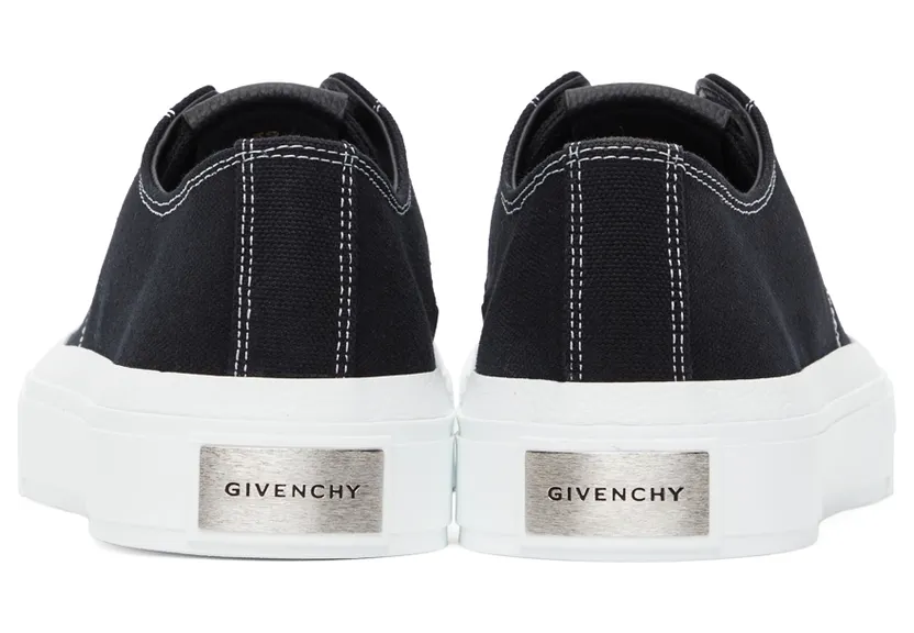 Givenchy Black Canvas City Sneakers (BH0050H0VA) (4)