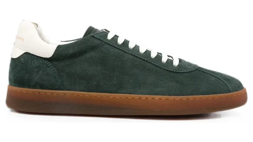 Officine Creative Suède low-top “Green” (OCUGINN003LC213B508)