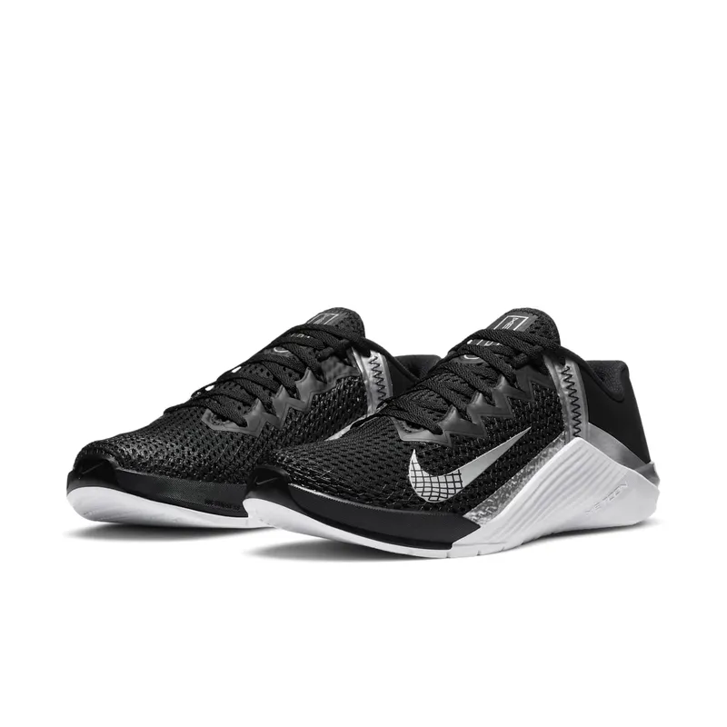 Nike Metcon 6 Black Metallic Silver (W) Black/Metallic Silver-Metallic Silver (AT3160-010)