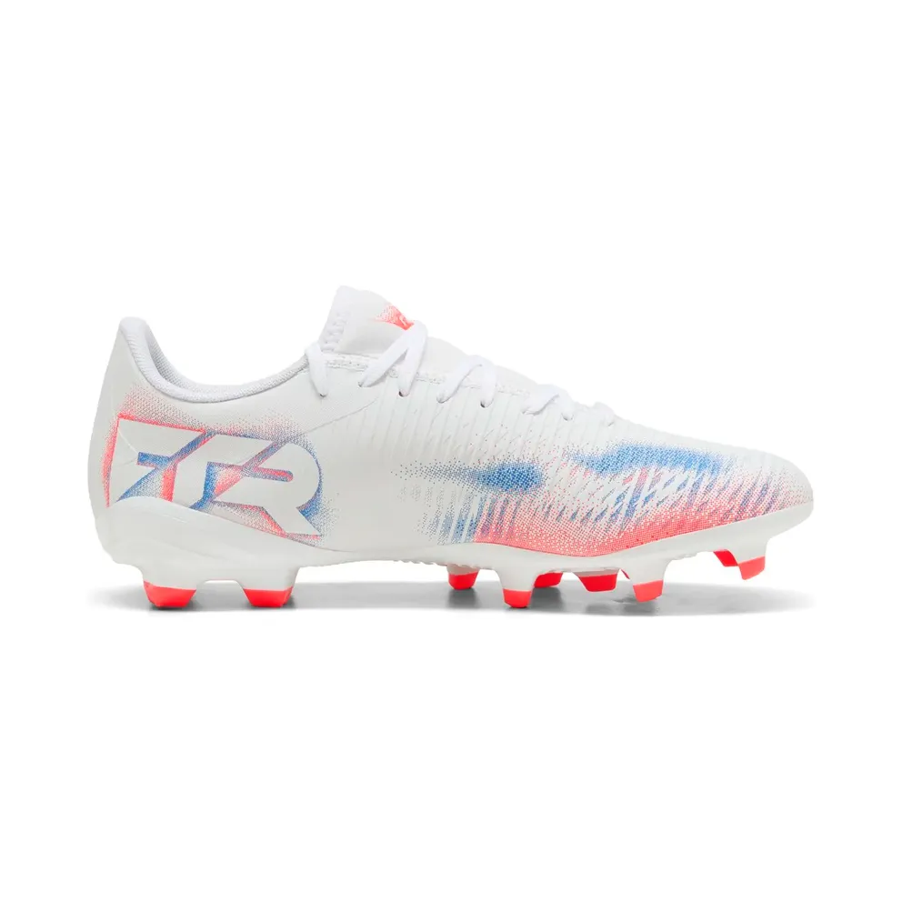 Puma Future 8 Play FG/AG Football Boots Women 01 – PUMA white/PUMA black/glowing red 38 Women, White (108612)