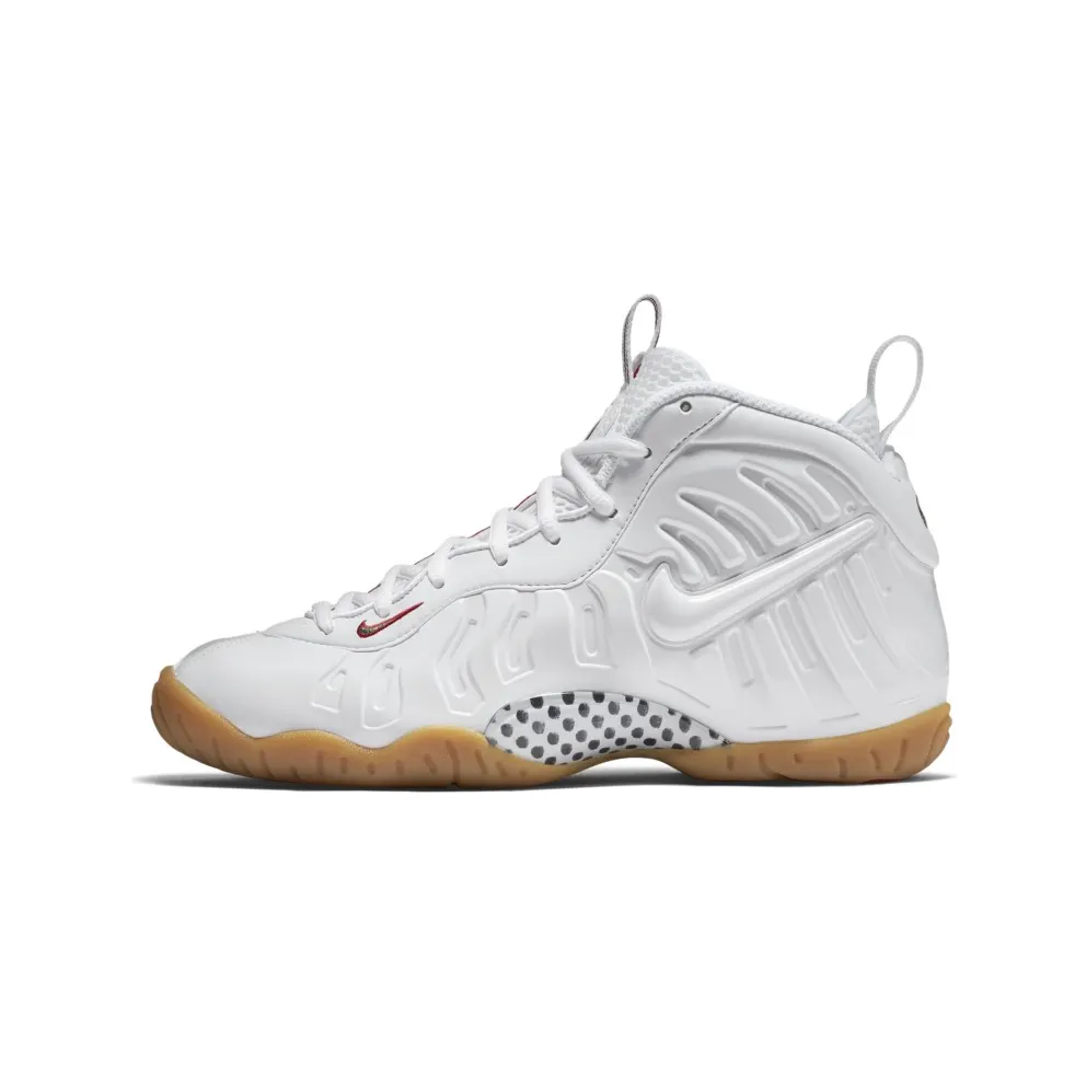 Nike Air Foamposite Pro White Gucci (GS) White/White-Gym Red-Gorge Green (644792-100)