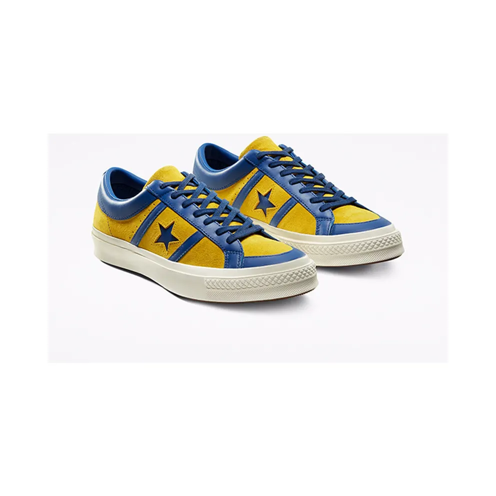 Converse One Star Academy Low Collegiate Suede Lemon Midnight Lake Lemon/Midnight Lake/Egret (167136C)