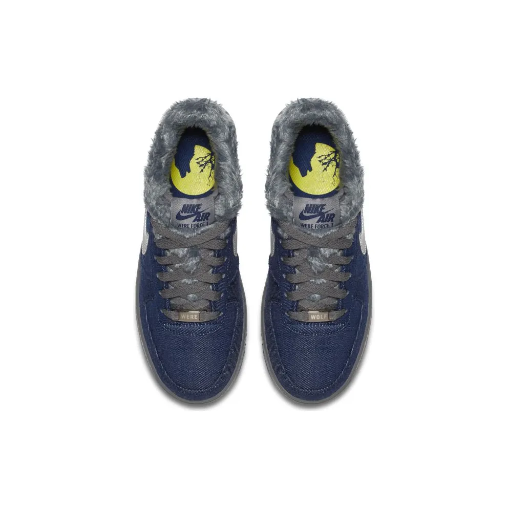 Nike Air Force 1 Low Werewolf (GS) Denim/Wolf Grey-Ice Blue (AJ4234-400)