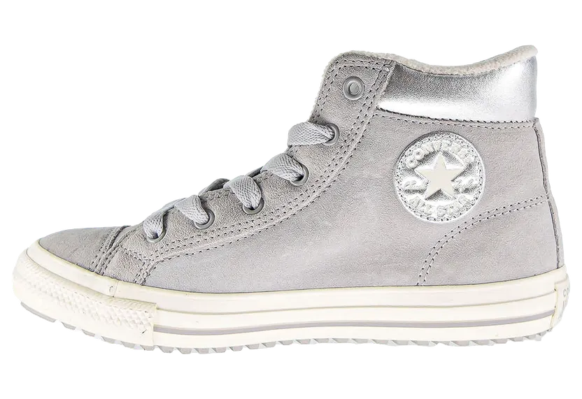 Converse Suede Chuck Taylor All Star PC Boot High Top Ash Grey/pure Silver/egret (666578C)